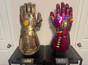 Iron Man and Thanos Gauntlet